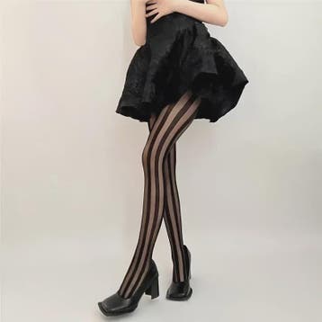 Dames Vintage Panty met Brede Verticale Strepen - Sexy, Door, Verzenden, Nieuw