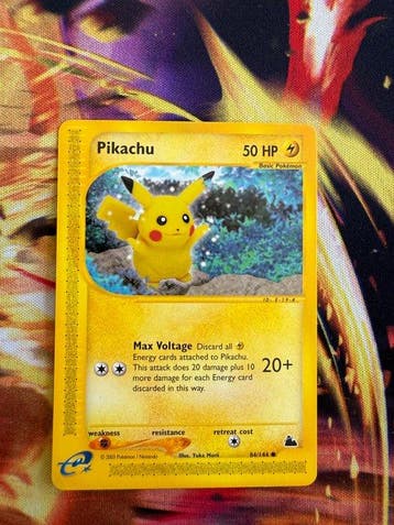 1 Card - Pikachu 84/144, Nieuw