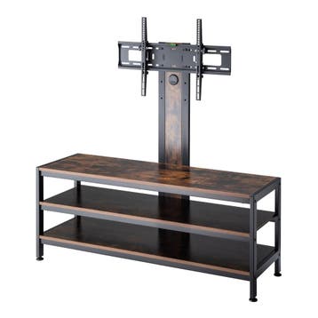 TV-beugel Stockholm met TV meubel 120x40x90/99/108 cm zwart, Huis en Inrichting, Kasten | Dressoirs, Verzenden, Nieuw