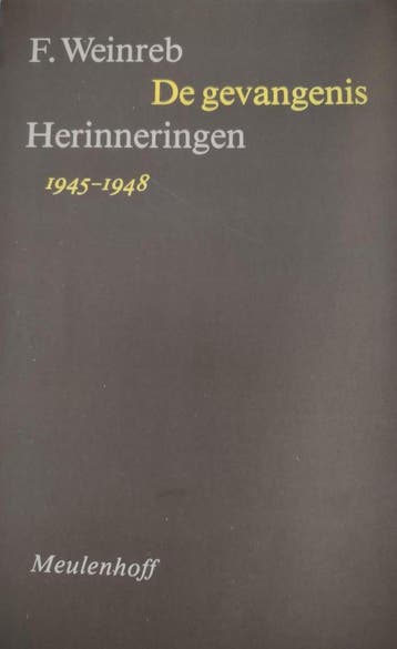 GEVANGENIS - WEINREB 9789029037464, Verzenden, Gelezen, WEINREB