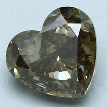 1 pcs Diamant (Natuurlijk gekleurd) - 2.01 ct - Hart - Fancy, Nieuw