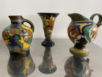Plateelbakkerij Zuid-Holland - Vaas (3) - Aardewerk