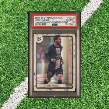 Topps Stadium Chrome - PSG Lionel Messi - PSA 10 - 1 Graded, Verzamelen, Nieuw