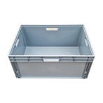 Stapelbak, 800x600x340 mm, euronorm, grijs kunststof, nieuw, 60 cm of meer, Nieuw, Minder dan 35 cm, Bak of Kist
