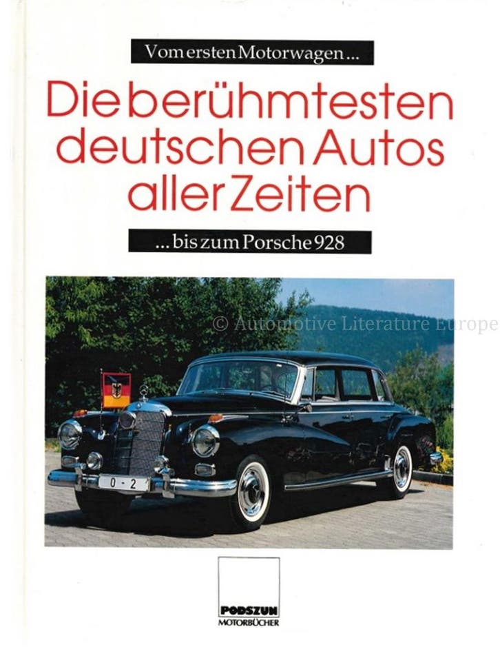 DIE BERÜHMTESTEN DEUTSCHEN AUTOS ALLER ZEITEN, VOM ERSTEN, Boeken, Auto's | Boeken