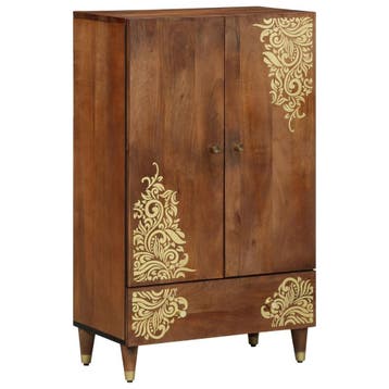 Dressoir Mangohout Bruin | 35% Korting - NU, Ophalen of Verzenden, Nieuw