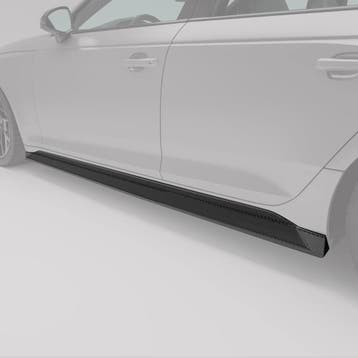 Audi RS4 B9.5 Avant Revozport Carbon side skirts, Verzenden