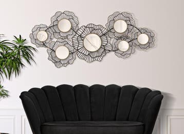WANDDECORATIE OSAKA MET MIRROS CM 121x5x56 - 323240000, Ophalen of Verzenden, Nieuw
