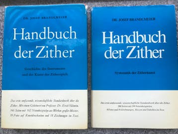 Handbuch der Zither Deel 1 + 2 - Citer, Gelezen, Instrument, Verzenden, Josef Brandlmeier