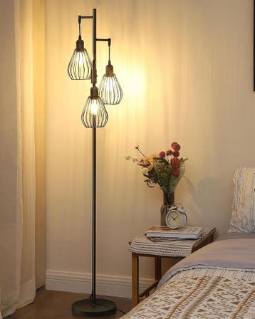 Stalen Vloerlamp | Dimbare LED | Laatste Stuk!, Ophalen of Verzenden, Zo goed als nieuw, Metaal, 150 tot 200 cm