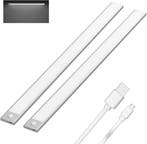 Bewegingssensor Lamp 2-Pack | Zilver Koud Wit | Laatste S..., Metaal of Aluminium, Nieuw, Ophalen of Verzenden, Modern