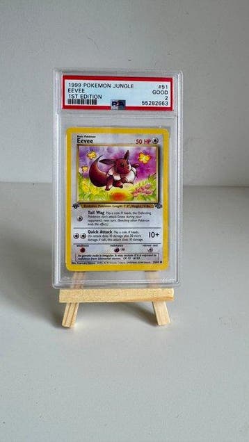 Pokémon - 1 Graded card - Eevee #51 - PSA 2, Nieuw