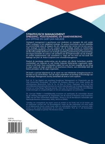 Strategisch management 9789055163533 Jan Eppink, Verzenden, Gelezen, Jan Eppink
