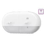 Tork Elevation SmartOne mini twin toiletpapier dispenser wit, Verzenden