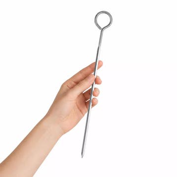 Triangle RVS Grillspies Set 6 Stuks – Herbruikbare BBQ Sp., Ophalen of Verzenden, Nieuw