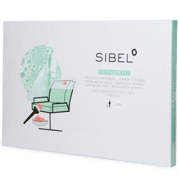 Sibel  Clean All  Stoelbeschermers Wegwerp Plastic  100, Verzenden, Nieuw