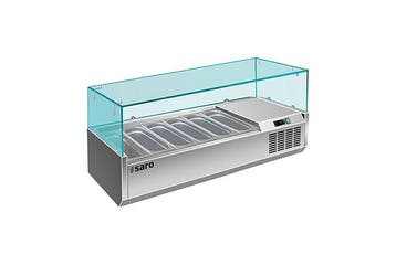 SARO Opzet koelvitrine - 1/3 GN - VRX 1400/380, Verzenden, Nieuw in verpakking, Koelen en Vriezen