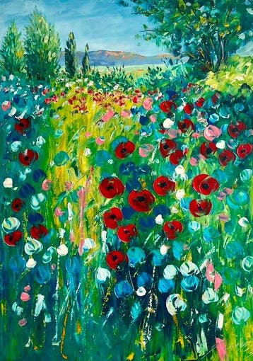 Yuni R. P - Flores silvestres bajo el sol