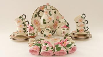 Koffie- en theeservies (38) - Wild-Rose - Porselein