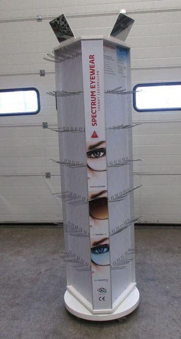 Draaibare Haken Display, Hakenmolen, B60 x H201cm, Gebruikt
