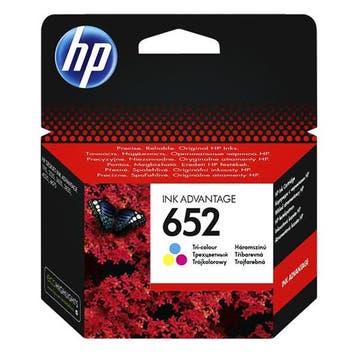 HP 652 (F6V24AE) inktcartridge kleur (origineel), Verzenden, Nieuw, Cartridge, HP