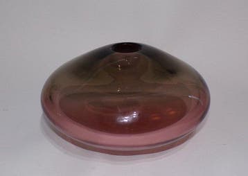 Glasblazerij Leerdam - A.J. Milne - Vaas - Glas, Antiek en Kunst