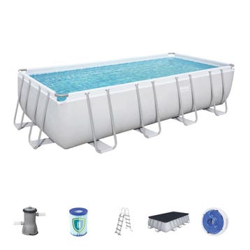 Power Steel zwembad 488x244x122 cm (set), Verzenden, Nieuw