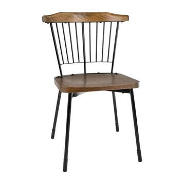 Scandi bijzetstoelen | zwart | (pak van 2), Verzenden, Nieuw in verpakking