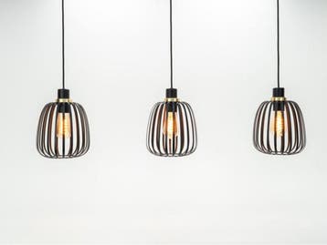 EGLO Pocicas - Hanglamp - E27 - 106 cm - Zwart - Goud, Verzenden, Zo goed als nieuw