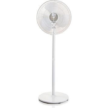 Domo - statiefventilator wit - verstelbaar - 40 cm -  DO8150, Verzenden, Nieuw