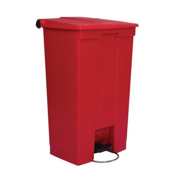 Rubbermaid Step-On pedaalemmer rood 87L, Verzenden, Nieuw