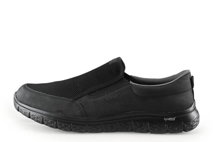 Rieker Instappers in maat 46 Zwart, Kleding | Heren, Schoenen, Zwart, Zo goed als nieuw, Overige typen, Verzenden