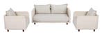 Loungeset Stoel bank Nayan Wicker Off White Baratti, Verzenden, Nieuw