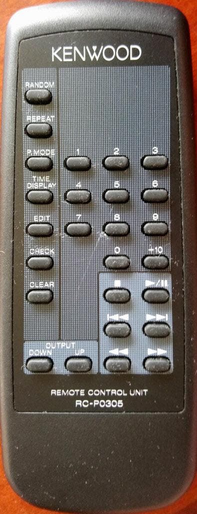 Afstandsbediening Kenwood rc-p0305 kt-2030, Audio, Tv en Foto, Afstandsbedieningen, Origineel, Nieuw, Ophalen of Verzenden