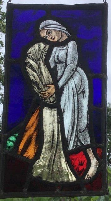 Glas-in-loodraam - Michael Leenknegt - 1950-1960, 1960-1970