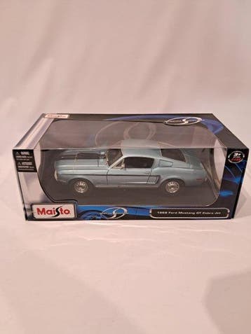 Maisto 1:18 - Modelauto - 1968 Ford Mustang GT Cobra Jet, Nieuw