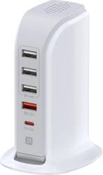 USB Snellader Stekkerdoos – PD 20W QC3.0 – 5 Poorten, Ophalen of Verzenden, Nieuw