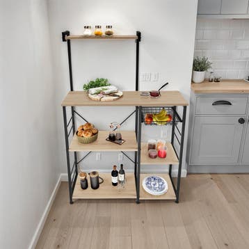 Keukenrek Crawley 90x40x131,5cm, Verzenden, Nieuw