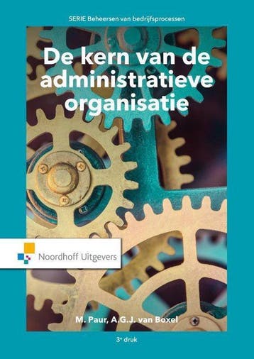 9789001889616 De kern van de administratieve organisatie, Verzenden, Zo goed als nieuw, M. Paur