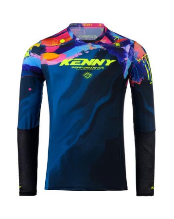 Kenny 2025 Performance Crossshirt Brush Blauw / Zwart / Roze, Ophalen of Verzenden, Nieuw