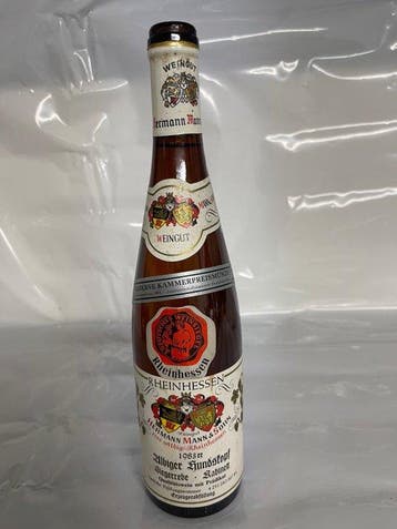 1988 Weingut Hermann Mann & Sohn - Rheinhessen - 1 Fles, Nieuw