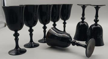 Cristalleria Empoli - Drinkset (8) - Glas / Kristal, Antiek en Kunst