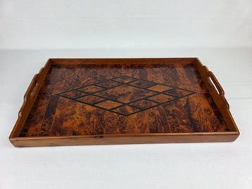 Dienblad - Thuya - Grote serveertray met inleg van