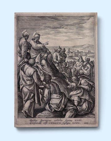 Marten De Vos (1532-1603) - The sermon on the mount