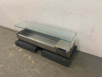 Afinox Opzet Koelvitrine - Deltahoreca, Verzenden, Gebruikt