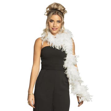 Witte Boa 80gr Luxe, Kleding | Dames, Ophalen of Verzenden, Nieuw