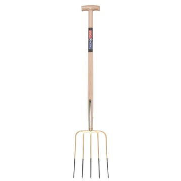Talen Tools Mestvork 5-tands – 85 cm Essenhouten Steel, Tuin en Terras, Hand-tuingereedschap, Ophalen of Verzenden, Nieuw, Hark