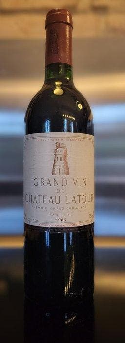 1983 Chateau Latour - Pauillac 1er Grand Cru Classé - 1 Fles, Nieuw