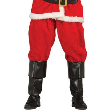 Zwarte laarshoezen musketier verkleed accessoire - Kerstma.., Diversen, Kerst, Verzenden, Nieuw