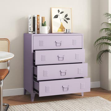 Ladekast Hämeenlinna commode met lades 92x80x40 cm lichtpaar, Verzenden, Nieuw
